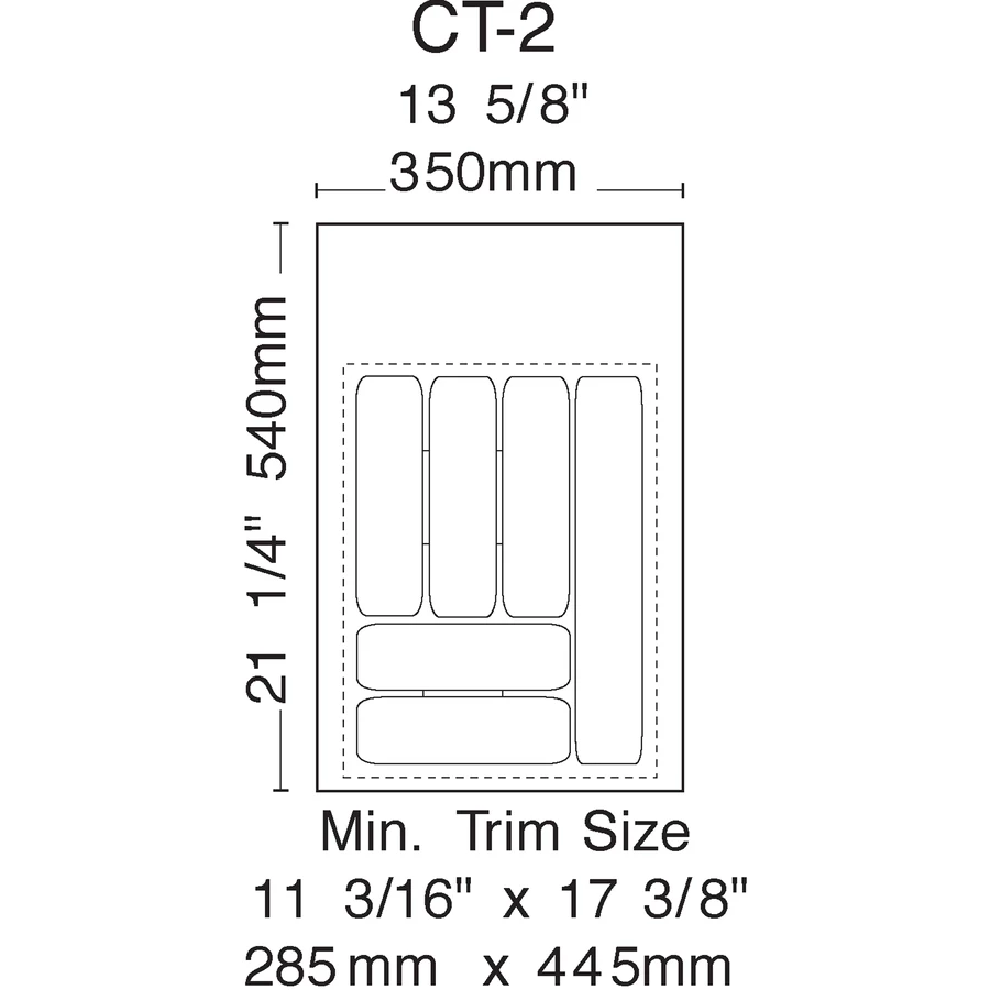 Rev-A-Shelf 21.25-in X 14.25-in Cutlery Drawer Organizer 1 Rev-A-Shelf 21.25-in X 14.25-in Cutlery Drawer Organizer