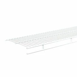ClosetMaid Wire Shelf And Rod - 12-in X 96-in - White