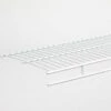 ClosetMaid Shelf With Built-in Rod - Vinyl And Metal - 4-in X 12-in - White