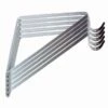 Style Selections 12.8-in White Shelf And Rod Brackets - 5-Pack