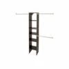 ClosetMaid SuiteSymphony Midnight Brown 16-in Closet Tower Kit