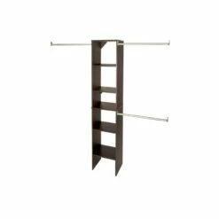 ClosetMaid SuiteSymphony Midnight Brown 16-in Closet Tower Kit