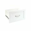 SuiteSymphony 16-in Pure White Shaker Deep Drawer With Soft Close Glides