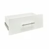 SuiteSymphony 25-in Pure White Modern Deep Drawer With Soft Close Glides
