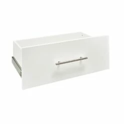 SuiteSymphony 25-in Pure White Modern Deep Drawer With Soft Close Glides