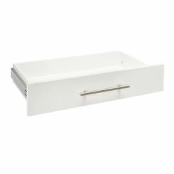 SuiteSymphony 25-in Pure White Shaker Shallow Drawer With Soft Close Glides