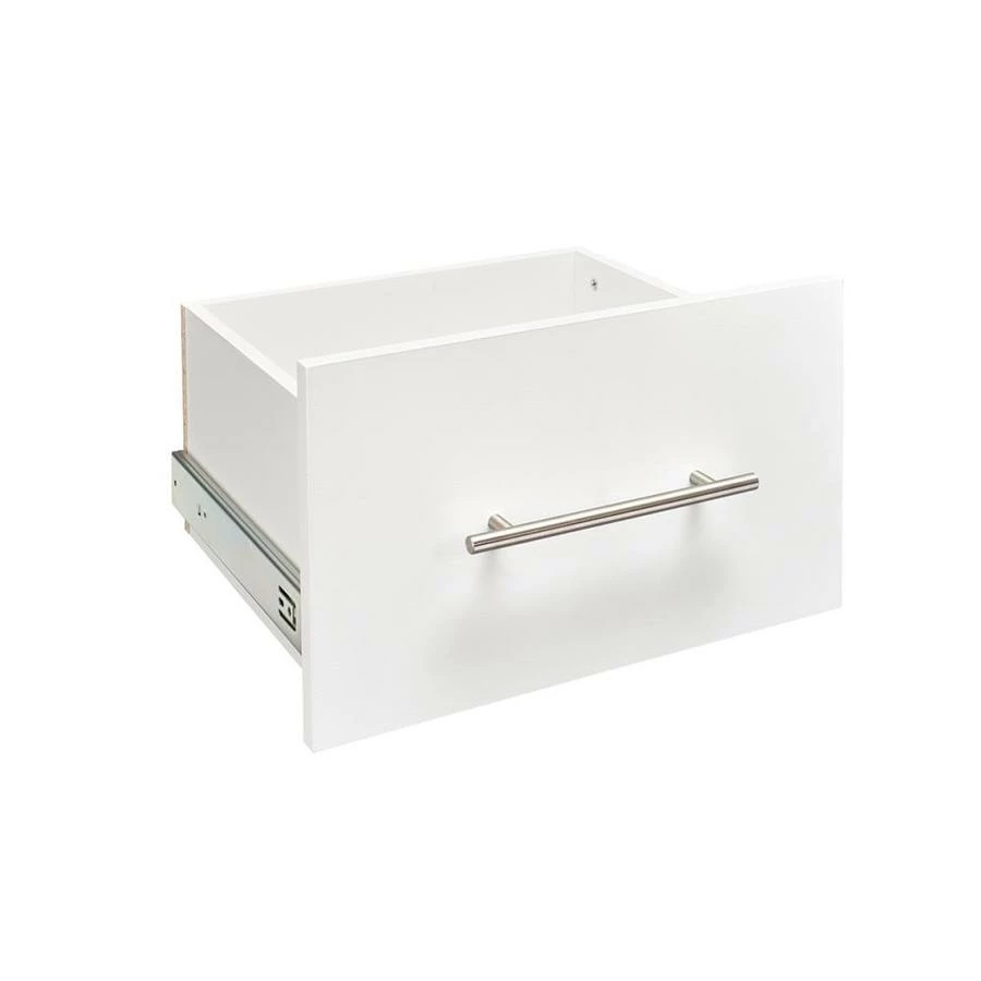 ClosetMaid SuiteSymphony Pure White 16" Modern Deep Drawer With Soft CCose Glides 1 ClosetMaid SuiteSymphony Pure White 16" Modern Deep Drawer With Soft CCose Glides