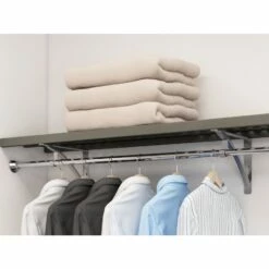 Allen + Roth 48-in W X 16-in D Rustic Gray Wood Closet Shelf Kit 8 Allen + Roth 48-in W X 16-in D Rustic Gray Wood Closet Shelf Kit -Storage Furniture Sales 2024 810382 12472464