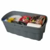Centrex Plastics Rugged Tote 50-Gallon Gray Tote With Standard Snap Lid