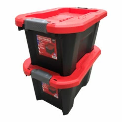 CRAFTSMAN 10 Gallon Latching Tote - 23.16-in X 15.66-in X 13.09-in -Storage Furniture Sales 2024 835738 16087096