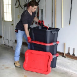CRAFTSMAN 20 Gallon Latching Tote - 28.17-in X 19.92-in X 14.34-in 7 CRAFTSMAN 20 Gallon Latching Tote - 28.17-in X 19.92-in X 14.34-in -Storage Furniture Sales 2024 835739 16087085
