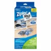 Ziploc Space Bag 4-Count Dual Use Flat Plastic Storage Bags