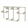 Closet Culture 8-ft Closet Hardware Kit Champagne Nickel