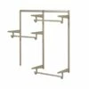 Knape & Vogt Heavy Duty Closet Culture - Steel - 78-in L X 1-in W X 1-in D - Champagne