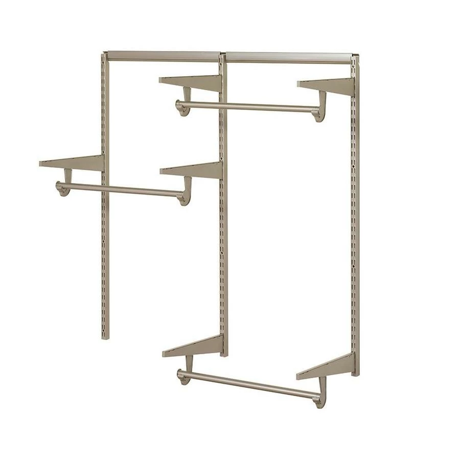 Knape & Vogt Heavy Duty Closet Culture - Steel - 78-in L X 1-in W X 1-in D - Champagne 1 Knape & Vogt Heavy Duty Closet Culture - Steel - 78-in L X 1-in W X 1-in D - Champagne